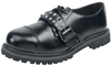Gothicana by EMP - Black Lace-Up Shoes with Studded Buckles - Schoenen Met Veters - Mannen - zwart