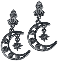 Gothicana by EMP - Black Moon - Oorbel - Vrouwen - zwart