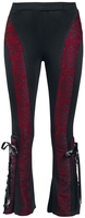 Gothicana by EMP - Bootcut Leggings mit Spitze - Leggings - Vrouwen - zwart