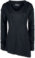 Gothicana by EMP - Casual Match - Trui met capuchon - Vrouwen - zwart