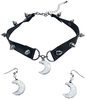 Gothicana by EMP - Crescent Moon - Choker - Vrouwen - zwart