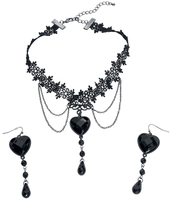 Gothicana by EMP - Dark Heart - Choker - Vrouwen - zwart