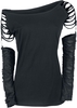 Gothicana by EMP - Days Without - Shirt met lange mouwen - Vrouwen - zwart