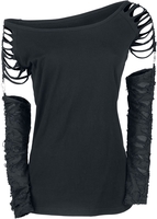 Gothicana by EMP - Days Without - Shirt met lange mouwen - Vrouwen - zwart