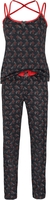 Gothicana by EMP - Gothicana X Anne Stokes - Schwarzer Pyjama mit Print inklusive Tuch - Pyjama - Vrouwen - zwart