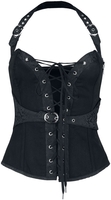 Gothicana by EMP - Korsage mit Harness - Corsage - Vrouwen - zwart