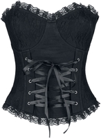 Gothicana by EMP - Korsage mit Spitzenbesatz - Corsage - Vrouwen - zwart
