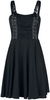 Gothicana by EMP - Kurzes Kleid mit Schnürungen - Korte jurk - Vrouwen - zwart
