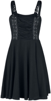 Gothicana by EMP - Kurzes Kleid mit Schnürungen - Korte jurk - Vrouwen - zwart