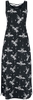 Gothicana by EMP - Maxikleid mit Alloverprint - Lange jurk - Vrouwen - zwart