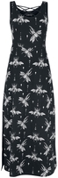 Gothicana by EMP - Maxikleid mit Alloverprint - Lange jurk - Vrouwen - zwart