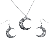 Gothicana by EMP - Moon Collection - Halsketting - Vrouwen - zilverkleurig