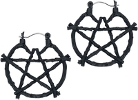 Gothicana by EMP - Pentagram - Oorbel - Vrouwen - zwart