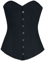 Gothicana by EMP - Schwarze Korsage - Corsage - Vrouwen - zwart