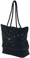Gothicana by EMP - Strandtas met verwijderbaar koelvak - Schoudertas - Unisex - zwart