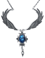 Gothicana by EMP - Winged Stone - Halsketting - Vrouwen - zilverkleurig