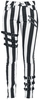 Gothicana by EMP - Zwart-witte skinny jeans met ritsen en gespen - Jeans - Vrouwen - zwart wit