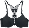 Grey Velvet - Racerback beha - BH - Vrouwen - zwart