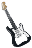 Guitar Classic Black - - Flesopener - Unisex - multicolor