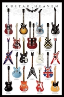 Guitar Heaven - Guitars - Poster - Unisex - meerkleurig
