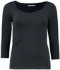 Hailys - Noa - Shirt met lange mouwen - Vrouwen - zwart