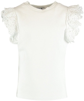 Hailys - QUINN - T-shirt - Vrouwen - wit