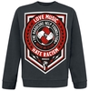 Hardcore Help Foundation - Love Music - Sweatshirts - Mannen - zwart