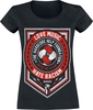 Hardcore Help Foundation - Love Music - T-shirt - Vrouwen - zwart