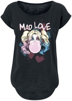 Harley Quinn - Mad Love - T-shirt - Vrouwen - zwart