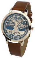 Harry Potter - Always - Polshorloges - Unisex - bruin