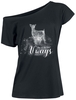 Harry Potter - Always - T-shirt - Vrouwen - zwart
