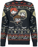 Harry Potter - Chibi - Christmas jumper - Vrouwen - meerkleurig