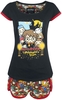 Harry Potter - Chibi Allover - Pyjama - Vrouwen - meerkleurig