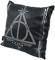 Harry Potter - Deathly Hallows - Kussens - Unisex - zwart wit