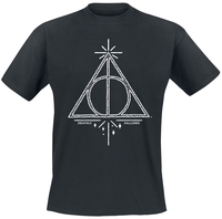 Harry Potter - Deathly Hallows - T-shirt - Mannen - zwart