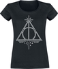 Harry Potter - Deathly Hallows - T-shirt - Vrouwen - zwart
