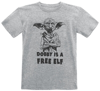 Harry Potter - Dobby - Free Elf - T-shirt - Unisex - grijs