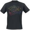 Harry Potter - Dragon Outline Sigil - T-shirt - Mannen - zwart