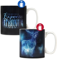Harry Potter - Expecto Patronum - Heat Change Mug - Kop - Unisex - zwart