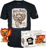Harry Potter - Fawkes the Phoenix - T-Shirt plus Funko (Glow in the Dark) - POP! & Tee - Funko Pop! - Mannen - multicolor