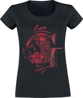 Harry Potter - Gryffindor - Lion - T-shirt - Vrouwen - zwart