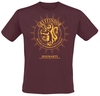 Harry Potter - Gryffindor - Logo - T-shirt - Mannen - bordeaux