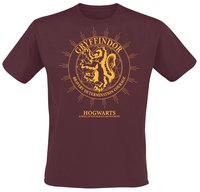 Harry Potter - Gryffindor - Logo - T-shirt - Mannen - bordeaux