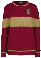 Harry Potter - Gryffindor - Quidditch - Gebreide trui - Vrouwen - rood geel