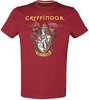 Harry Potter - Gryffindor - T-shirt - Mannen - rood