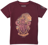 Harry Potter - Gryffindor - T-shirt - Unisex - donkerrood