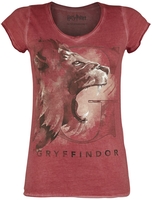 Harry Potter - Gryffindor - The Lion - T-shirt - Vrouwen - rood
