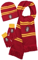 Harry Potter - Gryffindor - Winter-Set - Sjaal - Unisex - rood geel