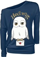 Harry Potter - Hedwig - Shirt met lange mouwen - Vrouwen - donkerblauw