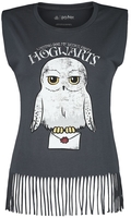 Harry Potter - Hedwig - Top - Vrouwen - donkergrijs